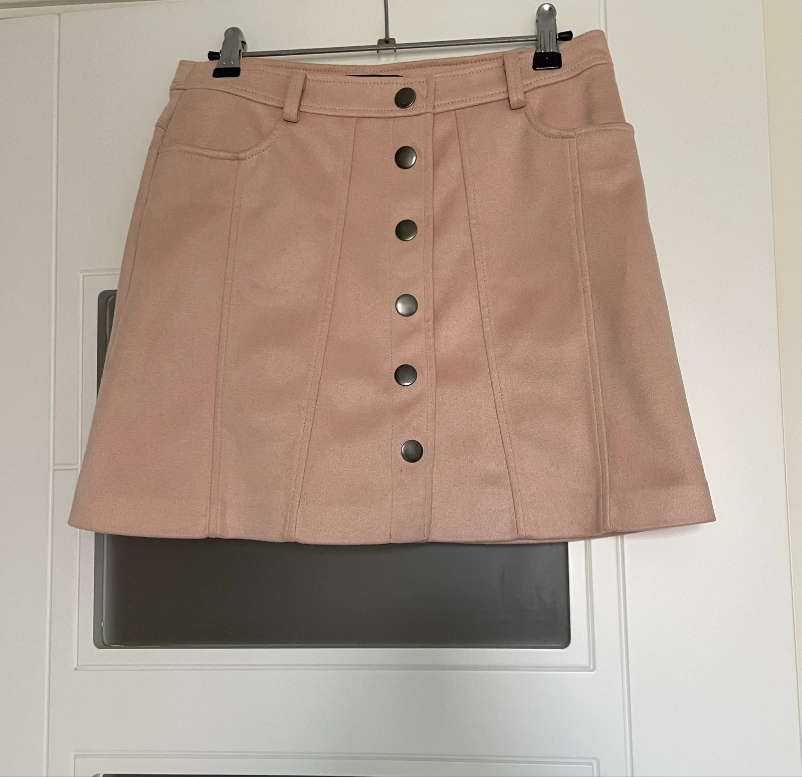 Saia com botões rosa Zara – photo 7
